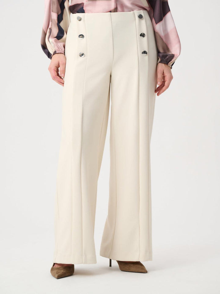 Joseph Ribkoff Sailor Wide-Leg Pants In Birch 264087-Nicola Ross