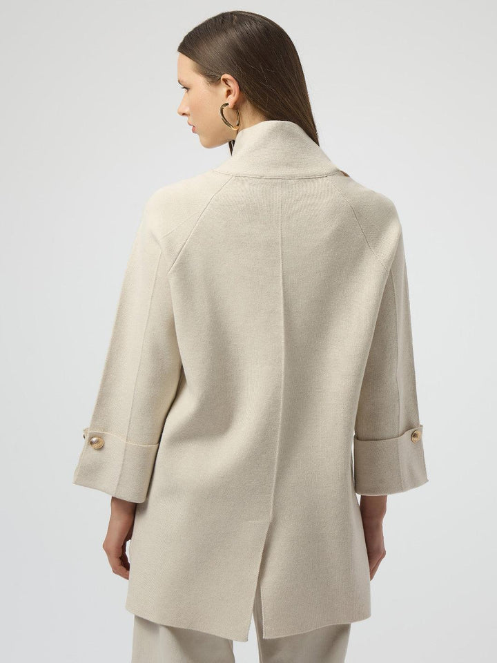 Joseph Ribkoff Shawl Collar Jacket In Birch 254956-Nicola Ross