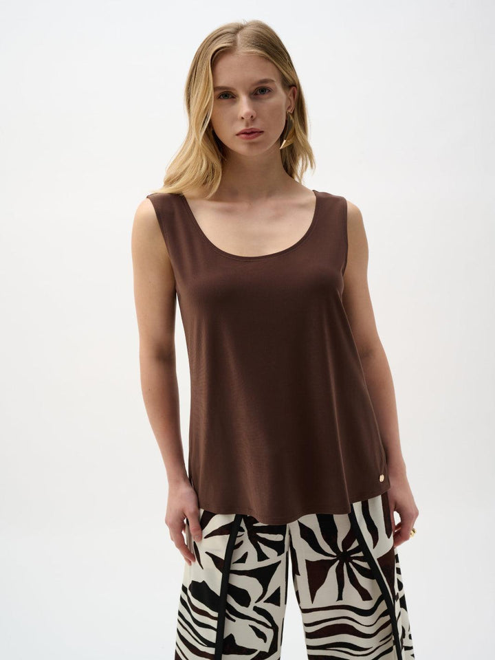 Joseph Ribkoff Silky Camisole In Mahogany 251970-Nicola Ross