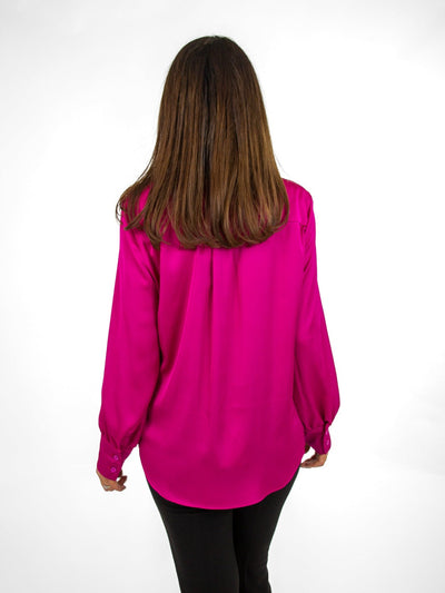 Joseph Ribkoff Silky Pull On Blouse In Pink 233135-Nicola Ross