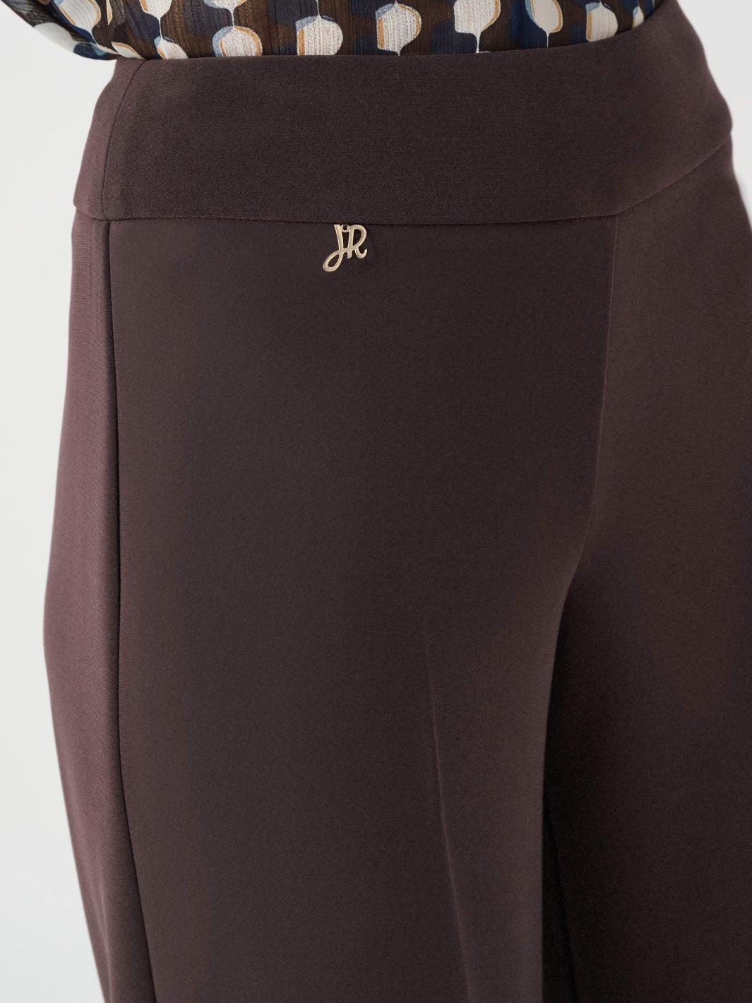 Joseph Ribkoff Silky Wide Leg Trousers In Mocha 263074-Nicola Ross