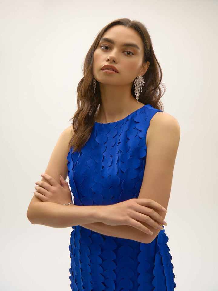 Joseph Ribkoff Sleeveless Bodycon Dress In Royal Sapphire 252712-Nicola Ross