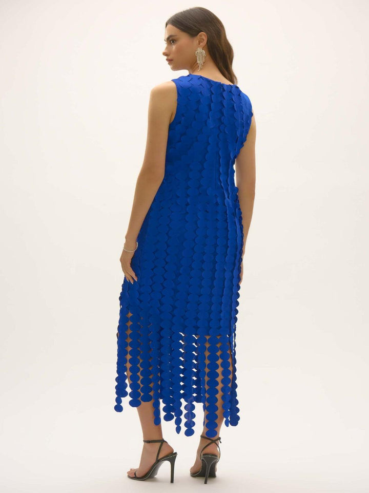 Joseph Ribkoff Sleeveless Bodycon Dress In Royal Sapphire 252712-Nicola Ross