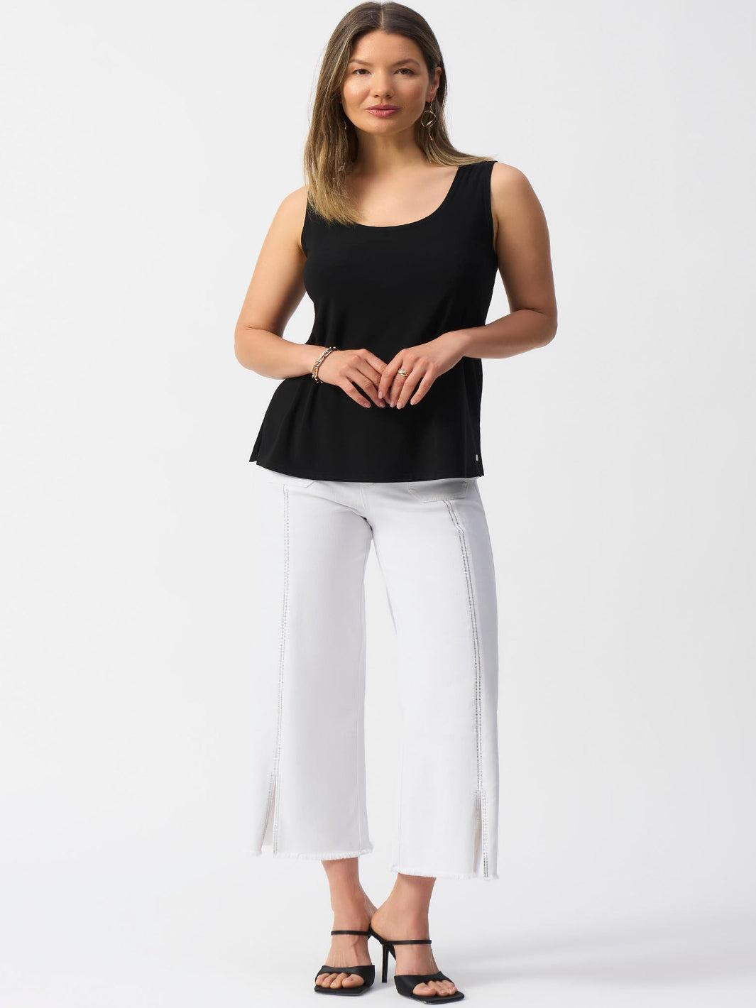 Joseph Ribkoff Sleeveless Top In Black 251970F25-Nicola Ross