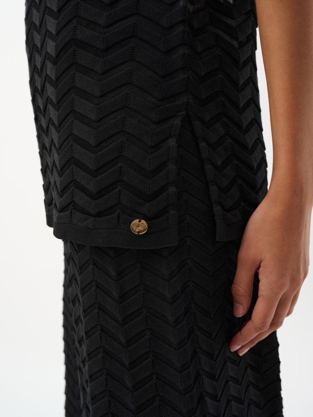 Joseph Ribkoff Sleeveless Top In Black 262932-Nicola Ross