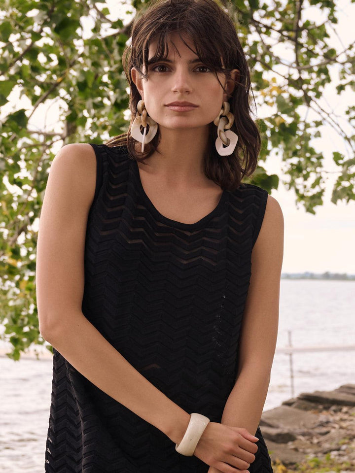 Joseph Ribkoff Sleeveless Top In Black 262932-Nicola Ross