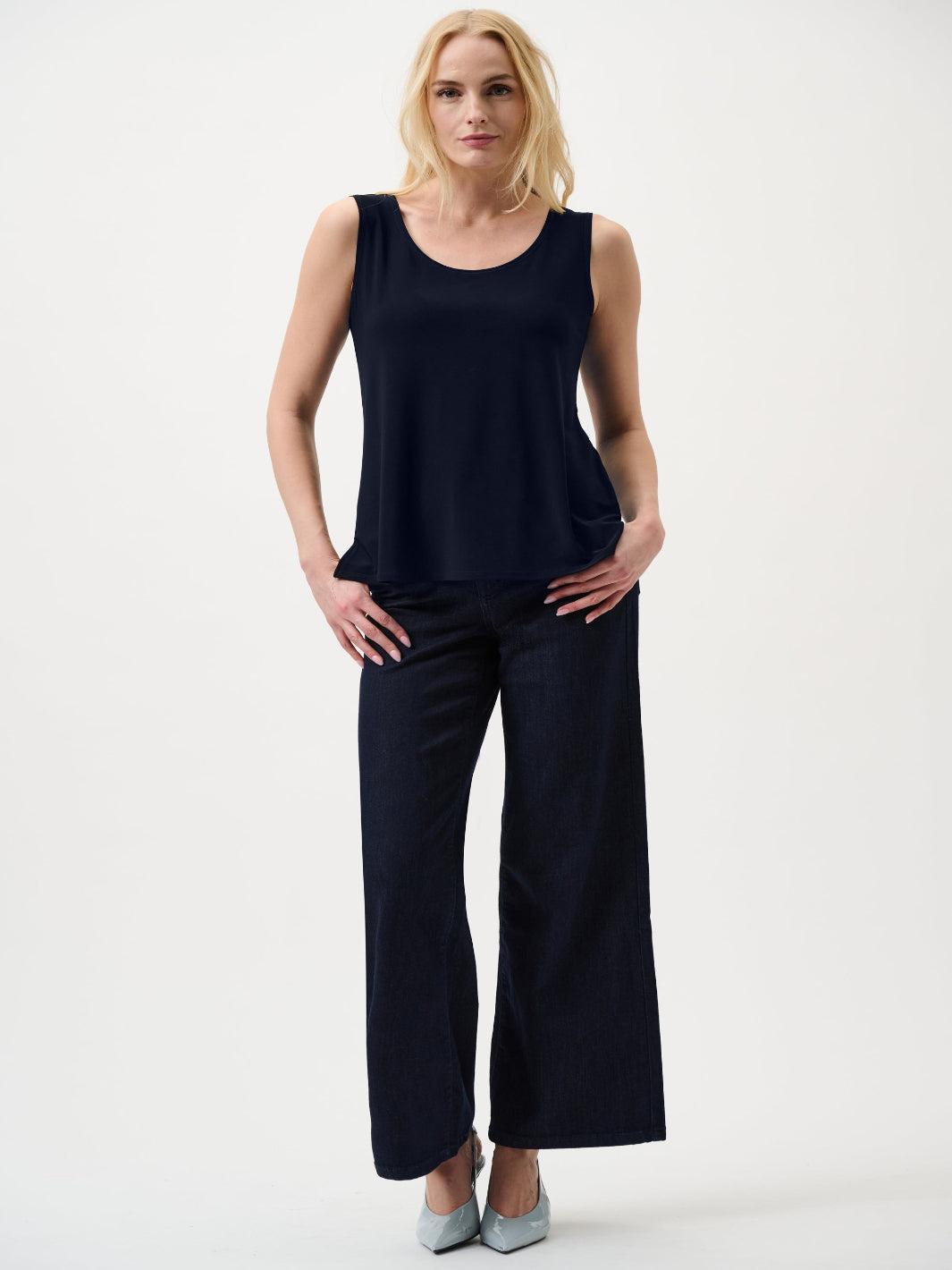 Joseph Ribkoff Sleeveless Top In Midnight Blue 251970CO-Nicola Ross