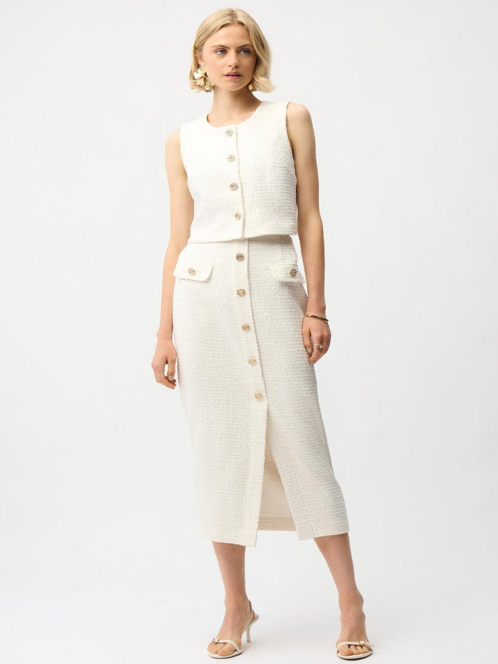 Joseph Ribkoff Sleeveless Top In Off-White 261300-Nicola Ross
