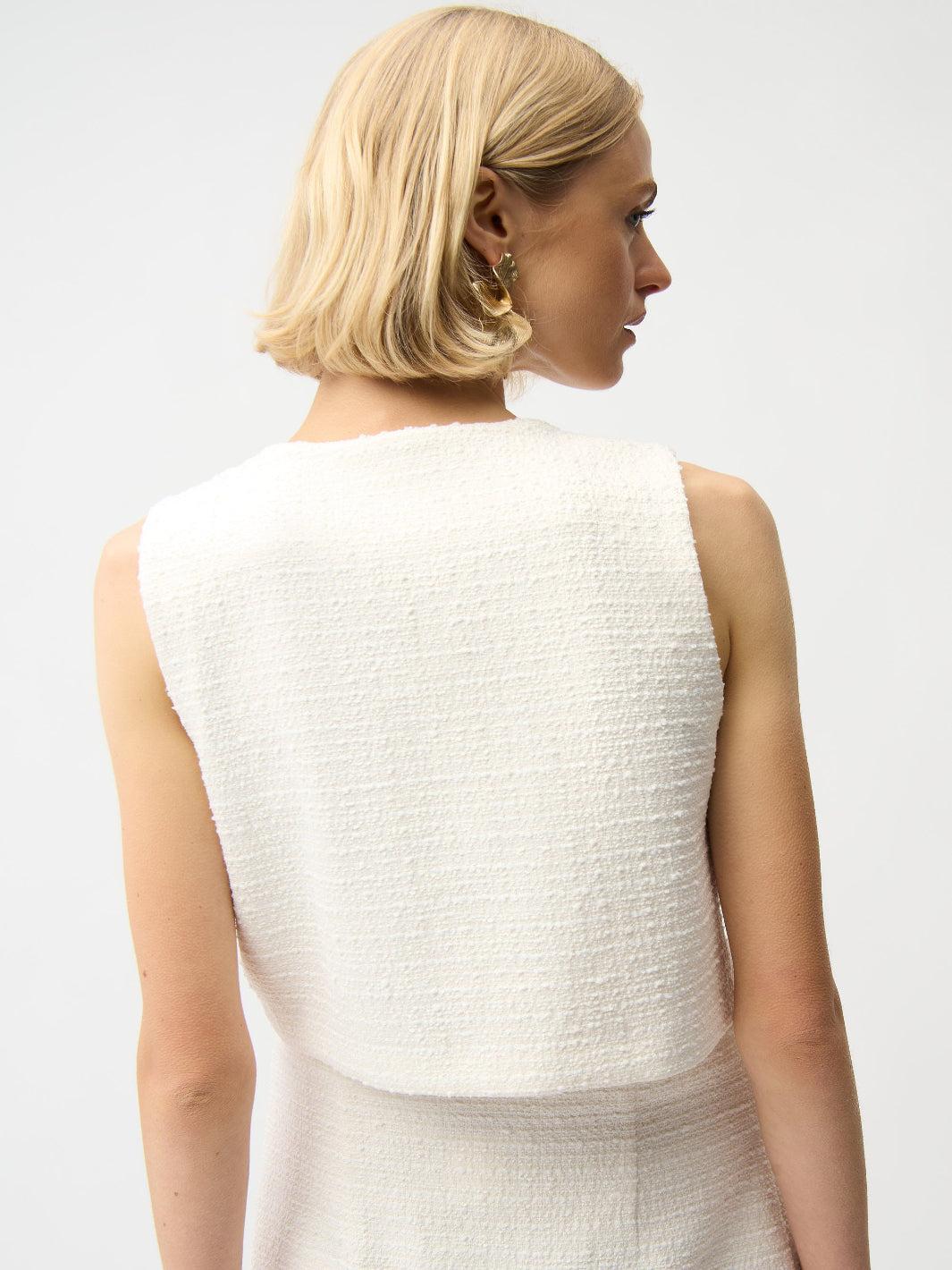 Joseph Ribkoff Sleeveless Top In Off-White 261300-Nicola Ross