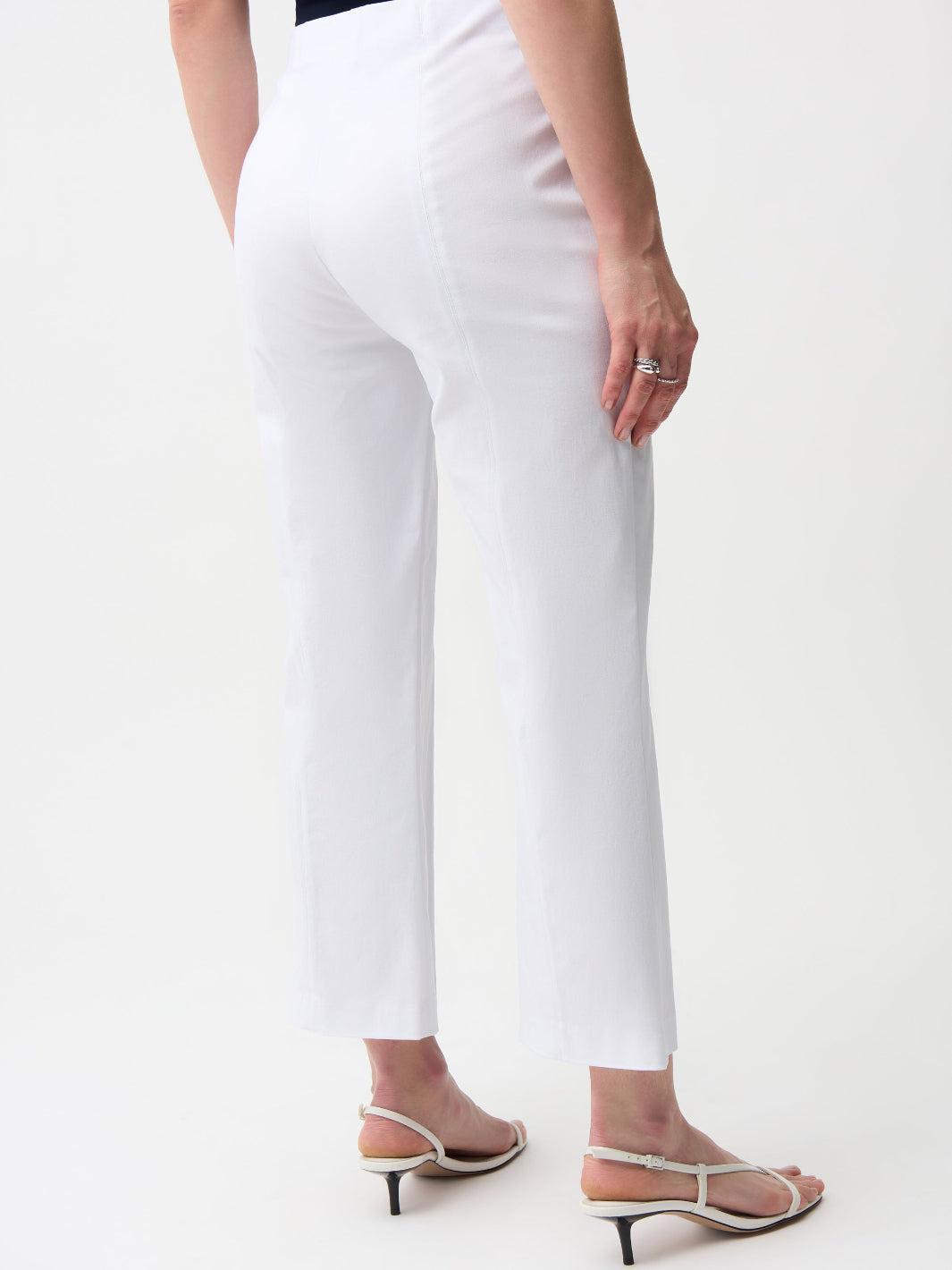 Joseph Ribkoff Slim Ankle-length Trousers In White 261082-Nicola Ross
