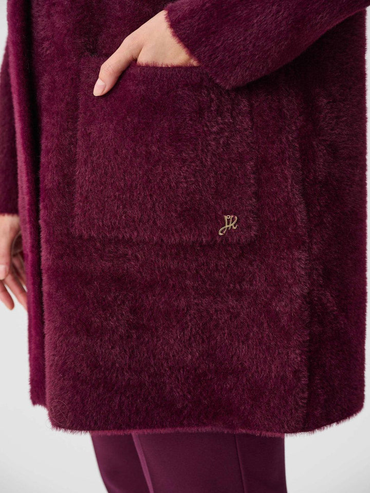 Joseph Ribkoff Soft Touch Coat In Elderberry 263955-Nicola Ross