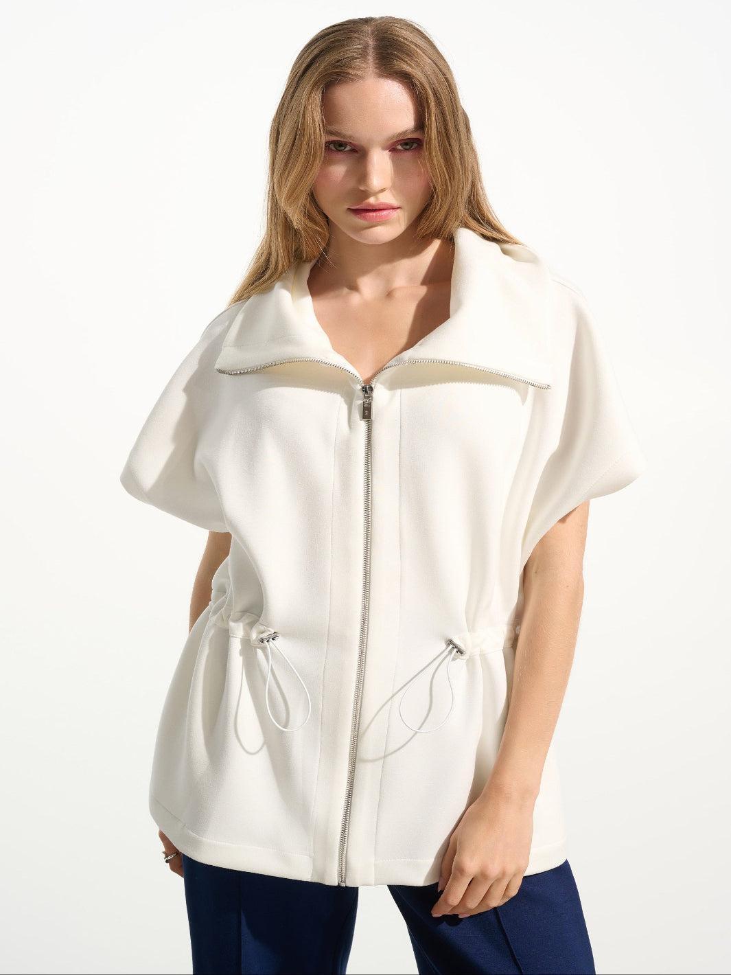 Joseph Ribkoff Sporty Jacket In Off White 261638-Nicola Ross