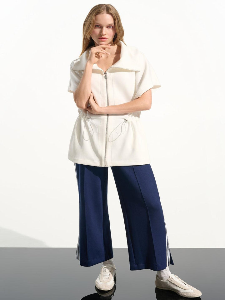 Joseph Ribkoff Sporty Jacket In Off White 261638-Nicola Ross