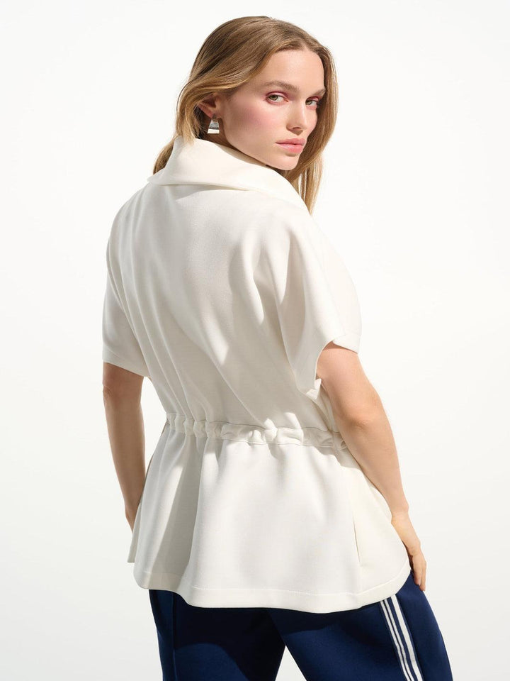 Joseph Ribkoff Sporty Jacket In Off White 261638-Nicola Ross