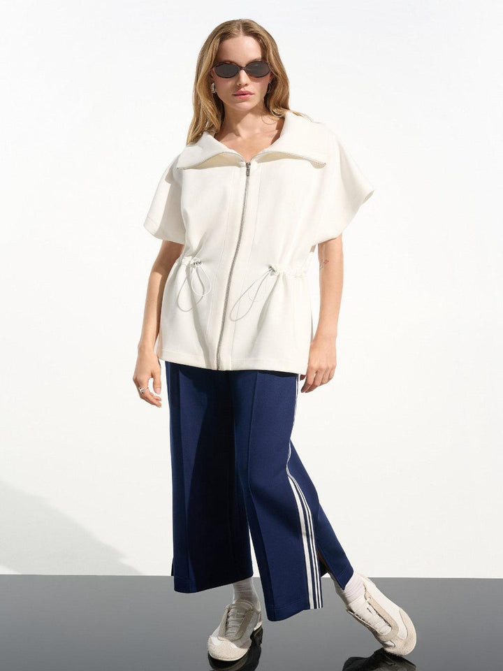 Joseph Ribkoff Sporty Jacket In Off White 261638-Nicola Ross