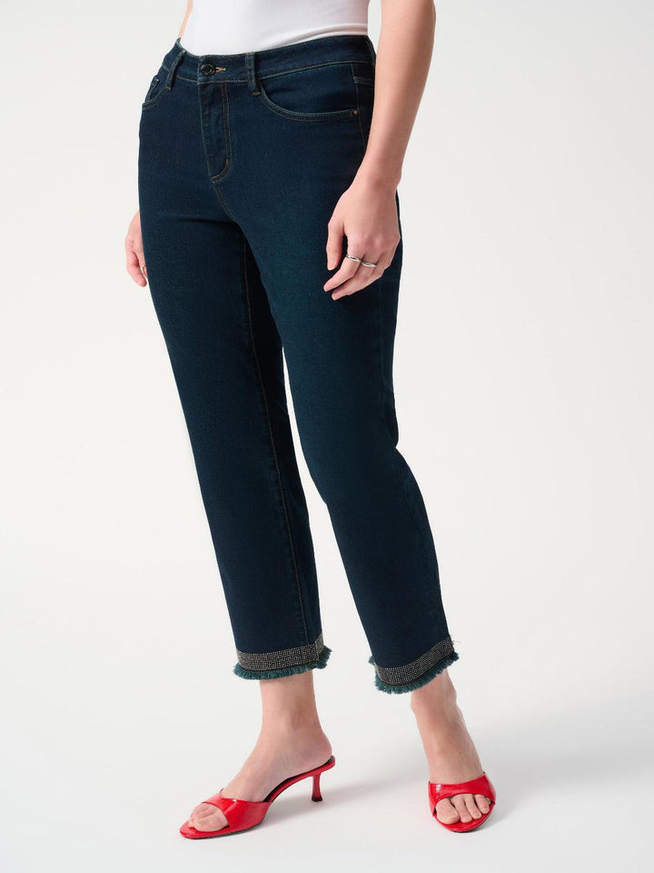 Joseph Ribkoff Straight Ankle-length Jeans In Indigo 251931-Nicola Ross
