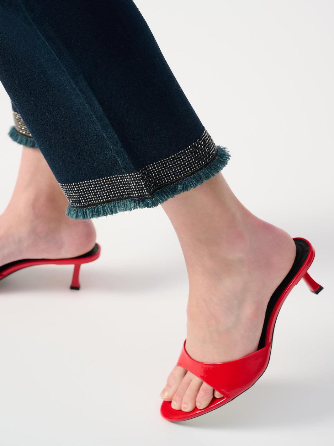 Joseph Ribkoff Straight Ankle-length Jeans In Indigo 251931-Nicola Ross