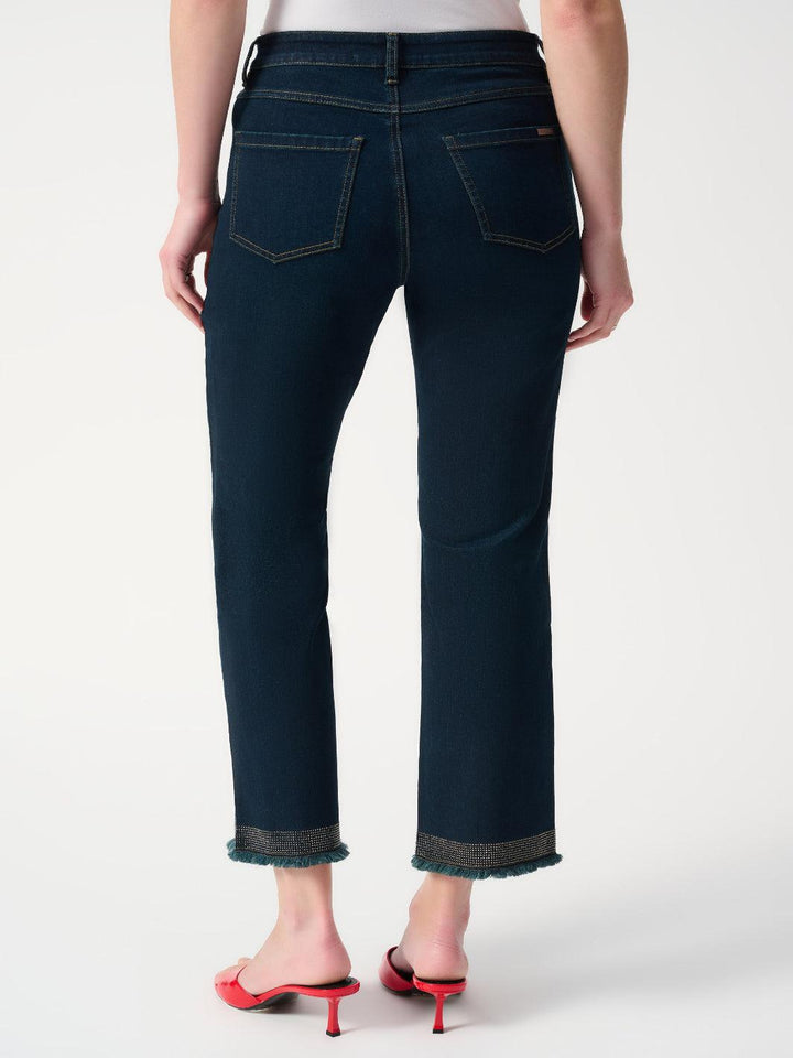 Joseph Ribkoff Straight Ankle-length Jeans In Indigo 251931-Nicola Ross
