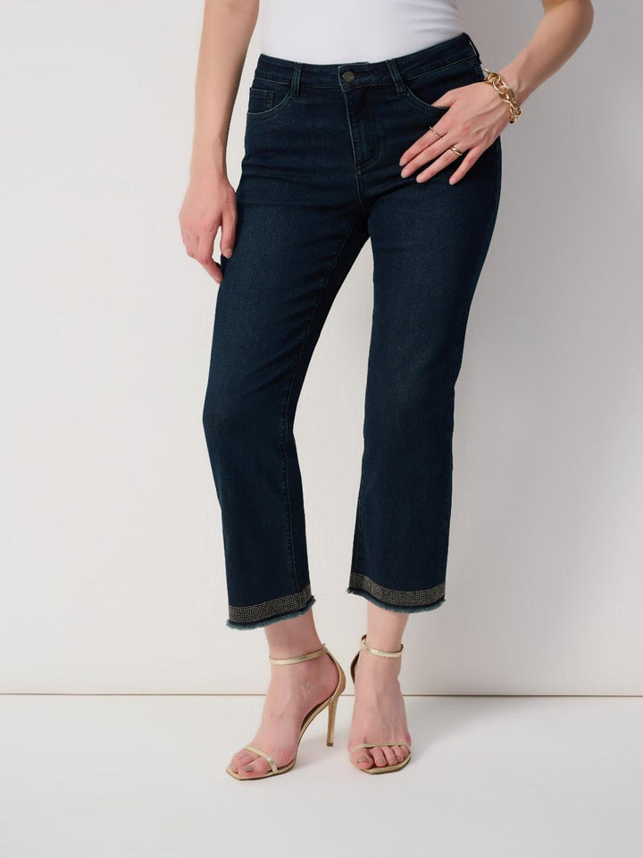 Joseph Ribkoff Straight Ankle-length Jeans In Indigo 251931-Nicola Ross