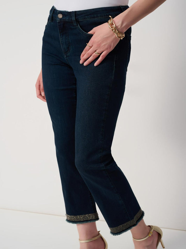 Joseph Ribkoff Straight Ankle-length Jeans In Indigo 251931-Nicola Ross