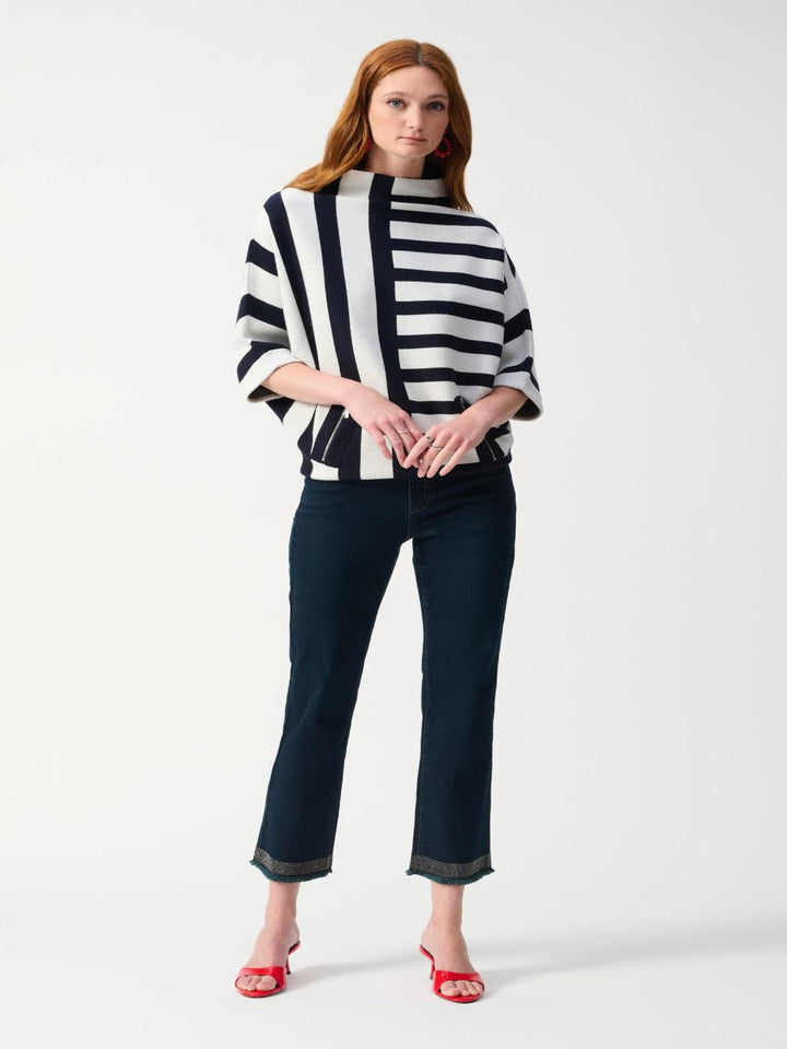 Joseph Ribkoff Straight Ankle-length Jeans In Indigo 251931-Nicola Ross