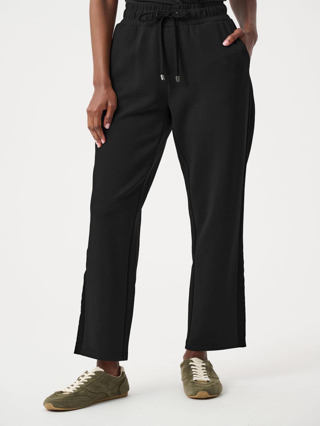 Joseph Ribkoff Straight Leg Lounge Trousers In Black 263623-Nicola Ross