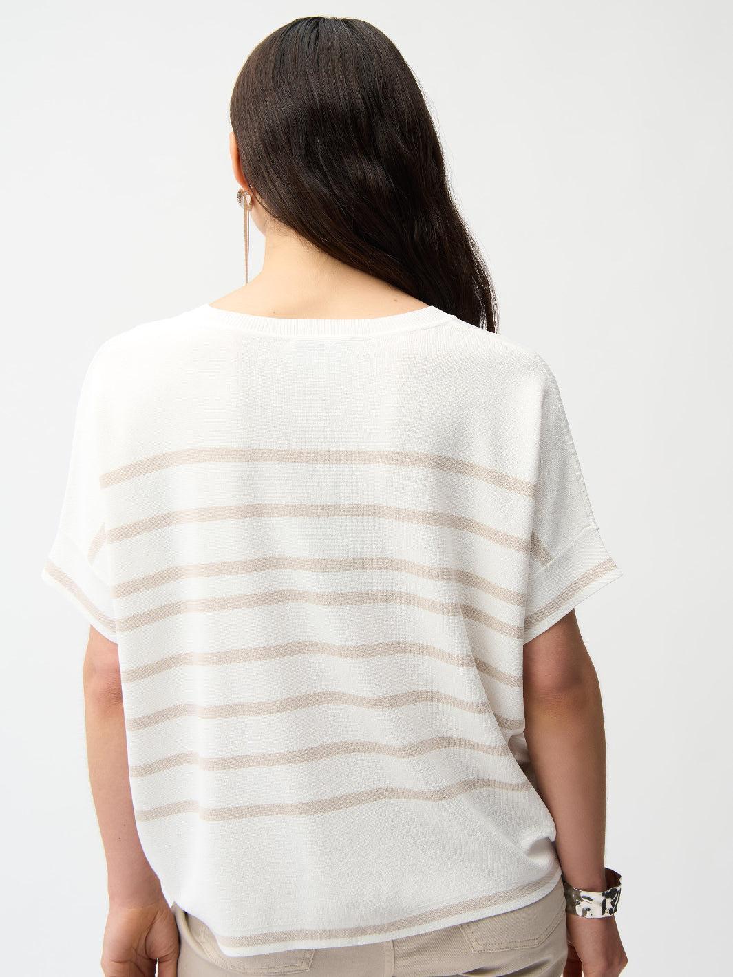 【561-5632】SIGNATURE POINTY RIB KNIT 561-5632】SIGNATURE POINTY RIB KNIT COURRÈGES - WHITE TOP