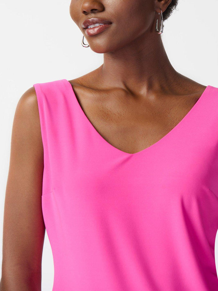 Joseph Ribkoff V-neck Sleeveless Top In Pink 201546-Nicola Ross