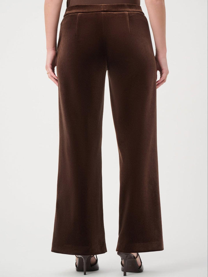 Joseph Ribkoff Velvet Trousers In Brown 264170-Nicola Ross