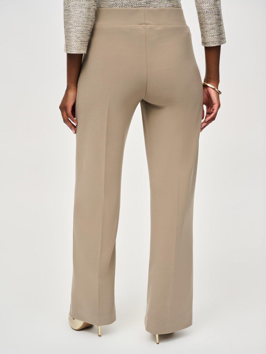 Joseph Ribkoff Wide Leg Trousers In Beige - 153088F24-Nicola Ross