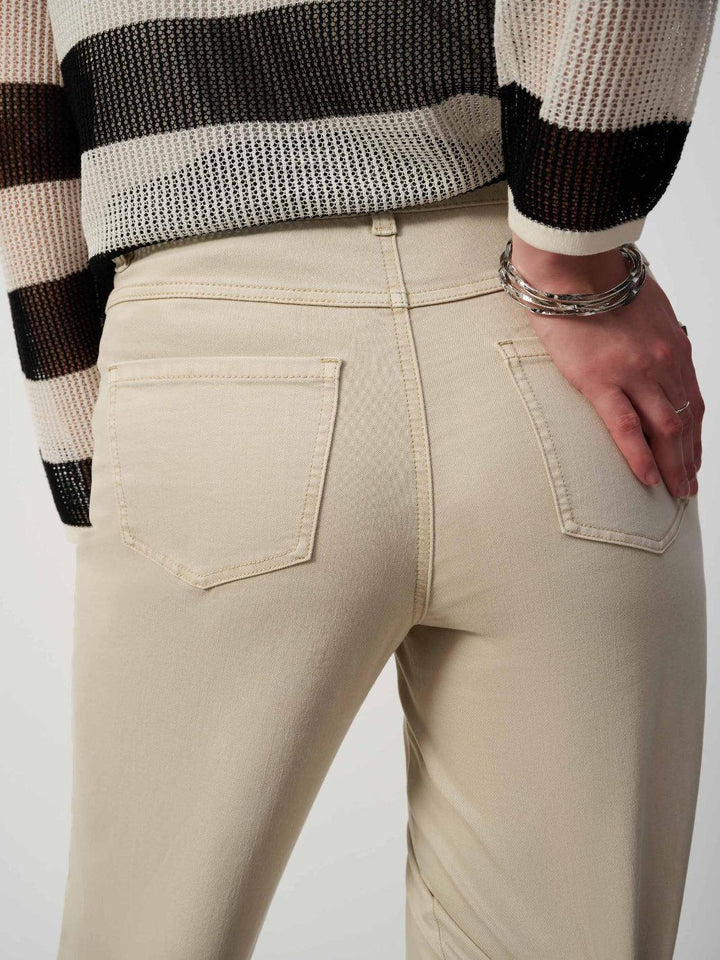 Joseph Ribkoff Wide-leg Cropped Jeans In Moonstone 251901S26-Nicola Ross