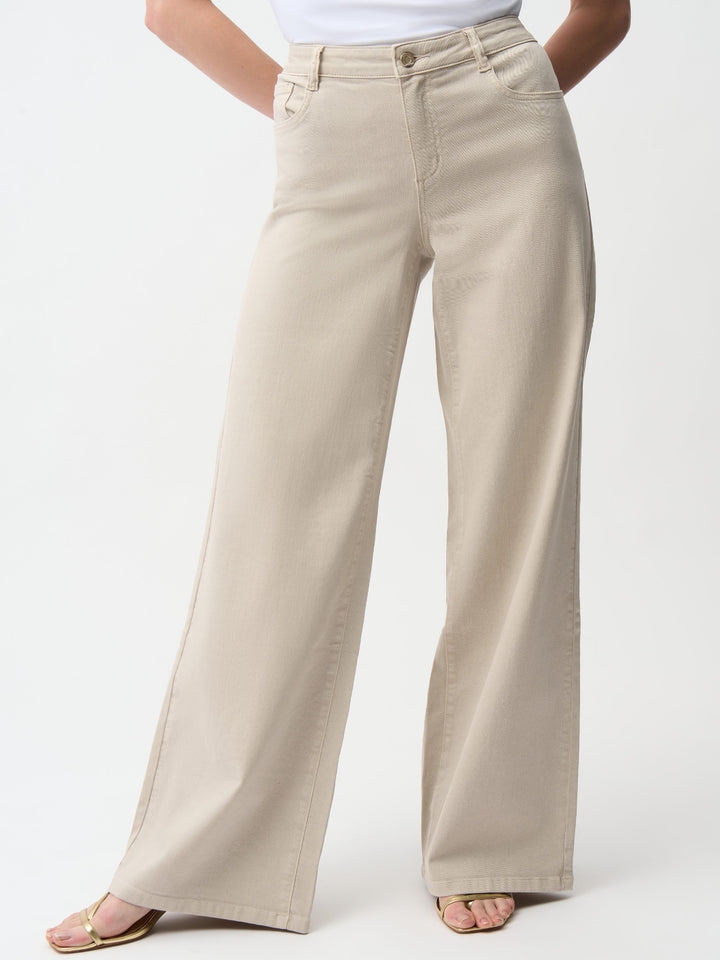 Joseph Ribkoff Wide-leg Jeans In Moonstone 261989-Nicola Ross