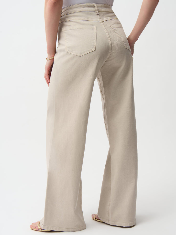 Joseph Ribkoff Wide-leg Jeans In Moonstone 261989-Nicola Ross