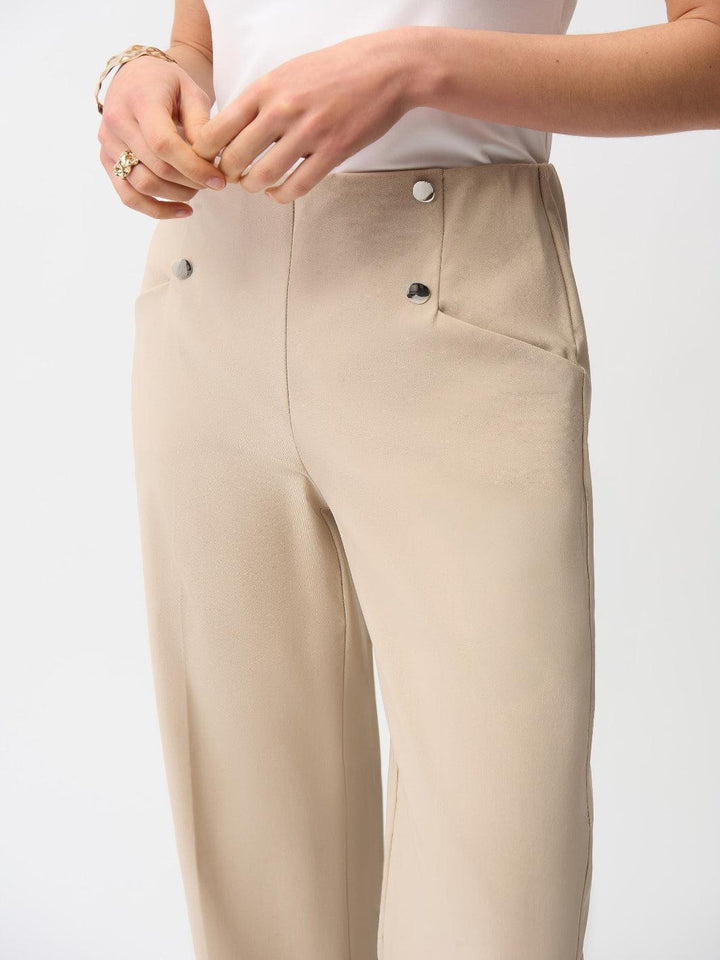 Joseph Ribkoff Wide-leg Trousers In Beige 261040-Nicola Ross