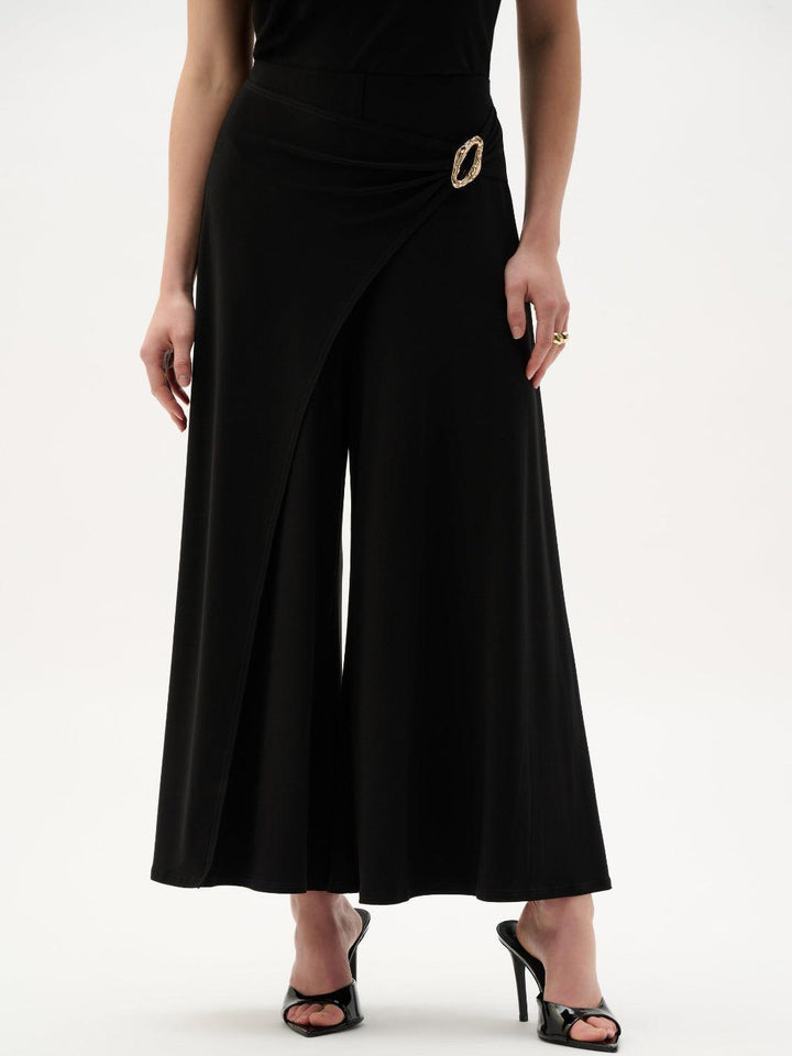Joseph Ribkoff Wide-leg Trousers In Black 262150-Nicola Ross
