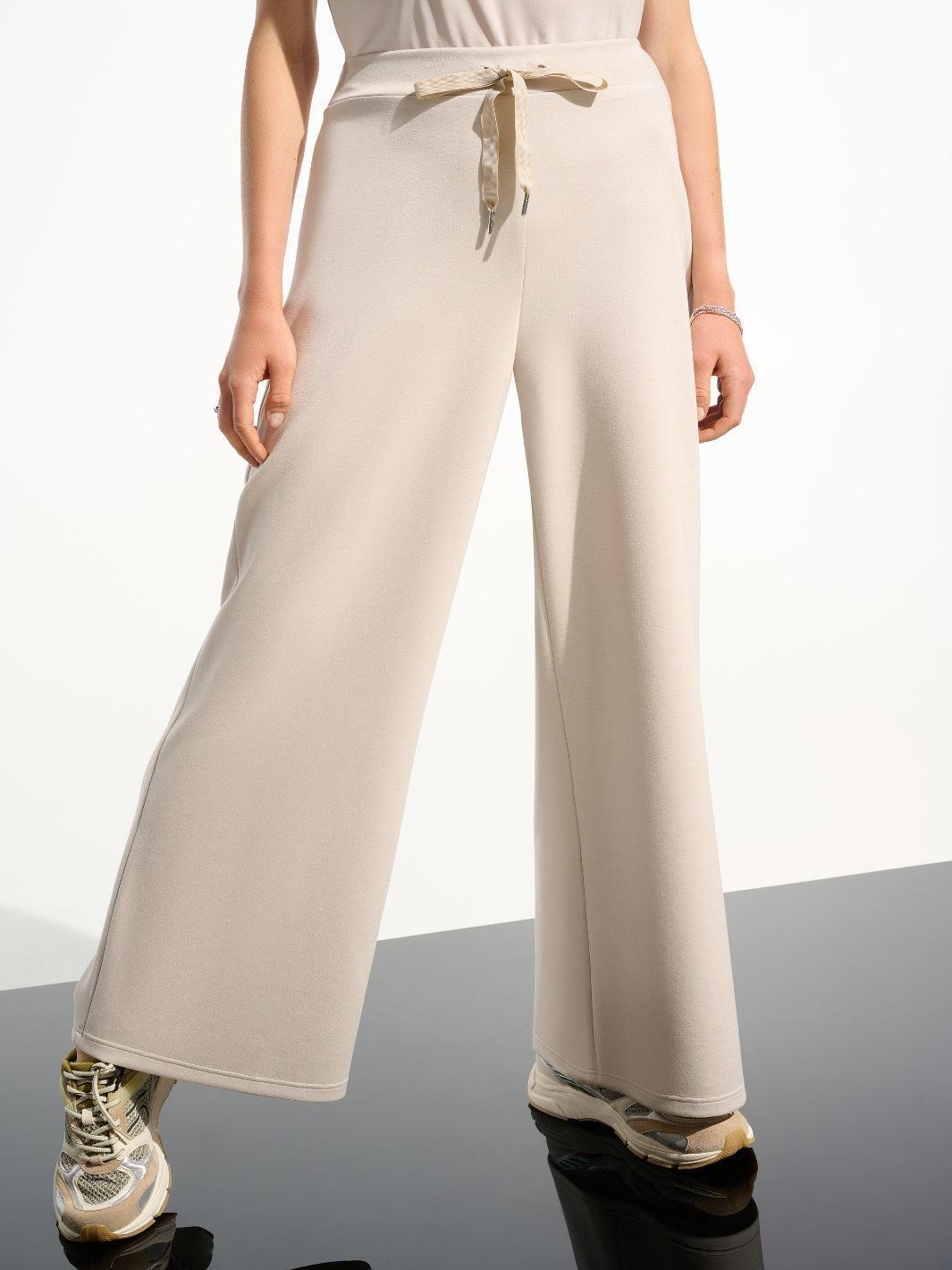 Joseph Ribkoff Wide-leg Trousers In Moonstone 261649-Nicola Ross