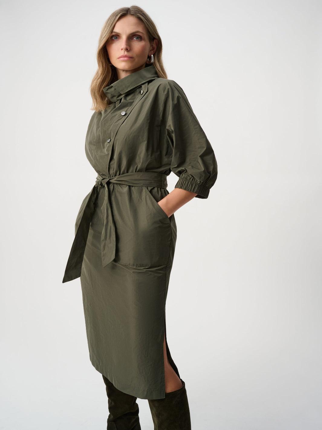 Joseph Utility Dress In Avocado 263182-Nicola Ross
