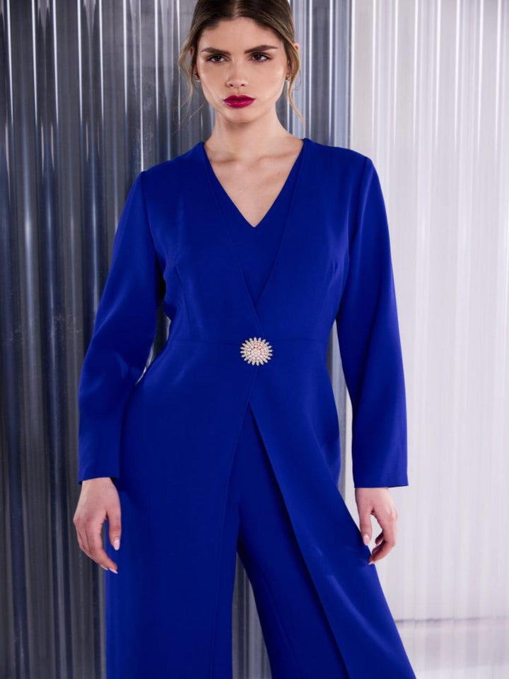 Kate Cooper Jumpsuit In Royal Blue-Nicola Ross