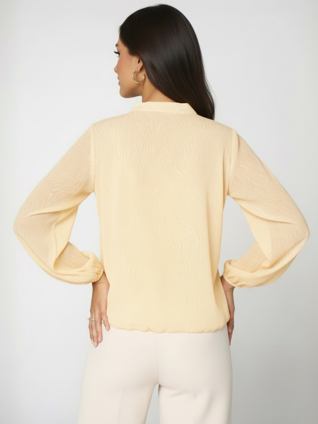 Kate & Pippa Bella Band Top In Lemon Print-Nicola Ross