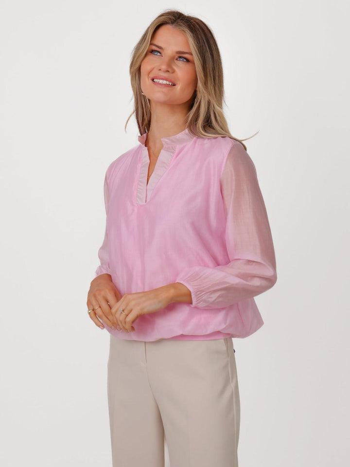 Kate & Pippa Bella Band Top In Light Pink-Nicola Ross