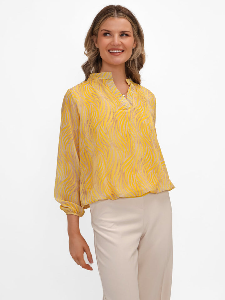 Kate & Pippa Bella Band Top In Yellow-Nicola Ross