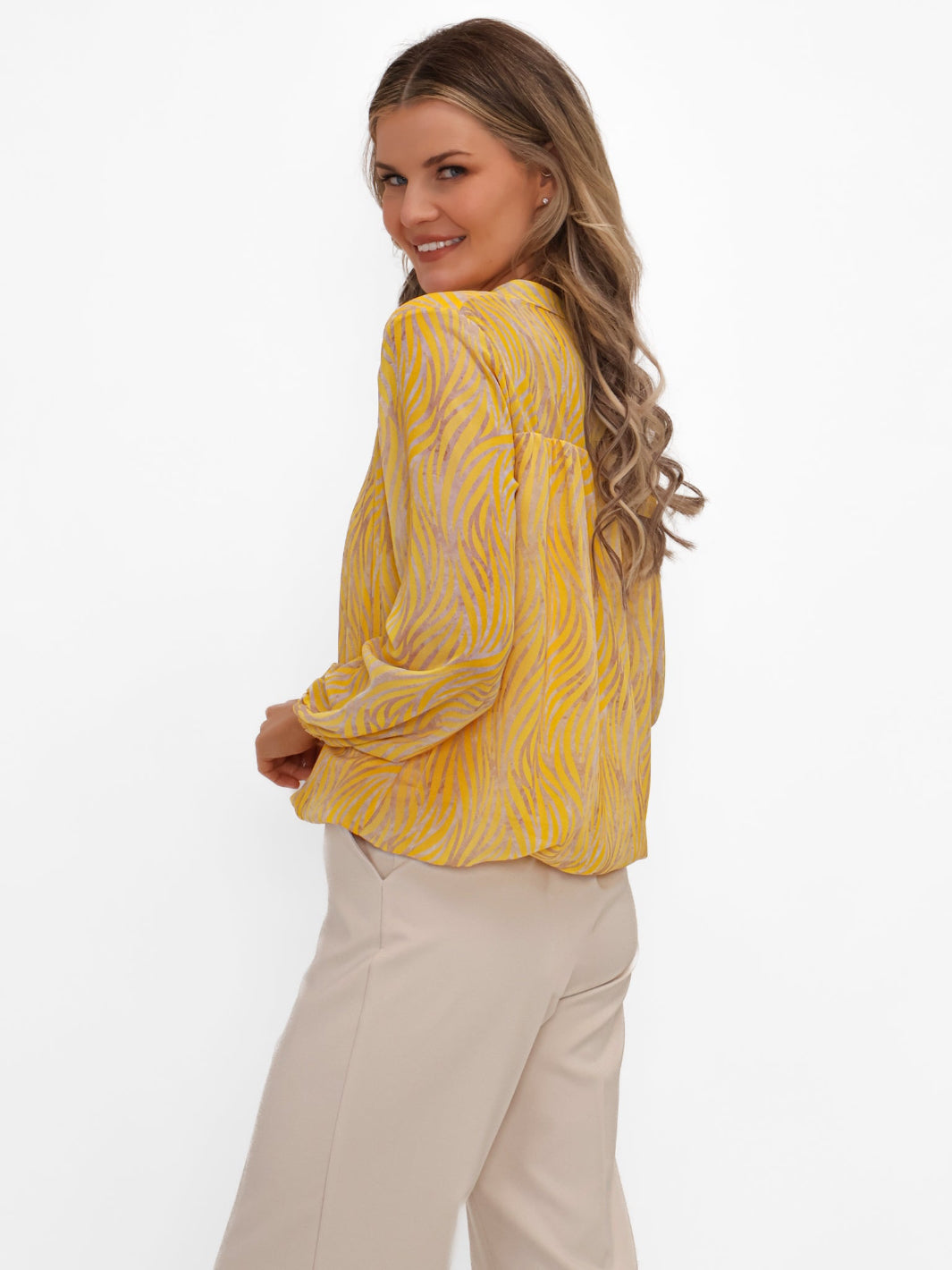 Kate & Pippa Bella Band Top In Yellow-Nicola Ross