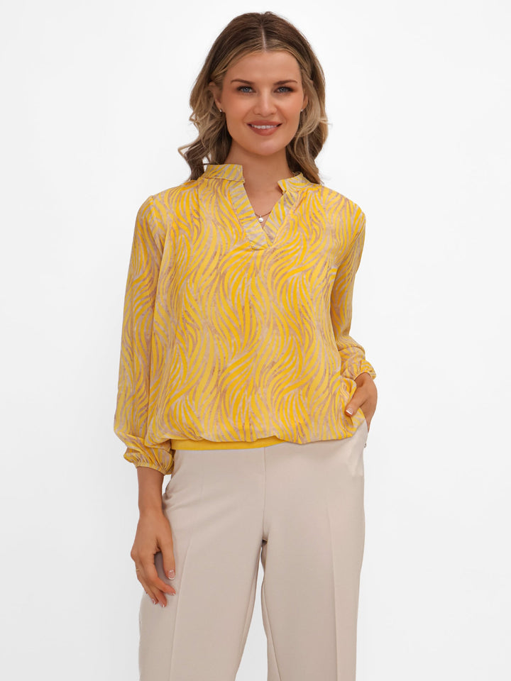 Kate & Pippa Bella Band Top In Yellow-Nicola Ross
