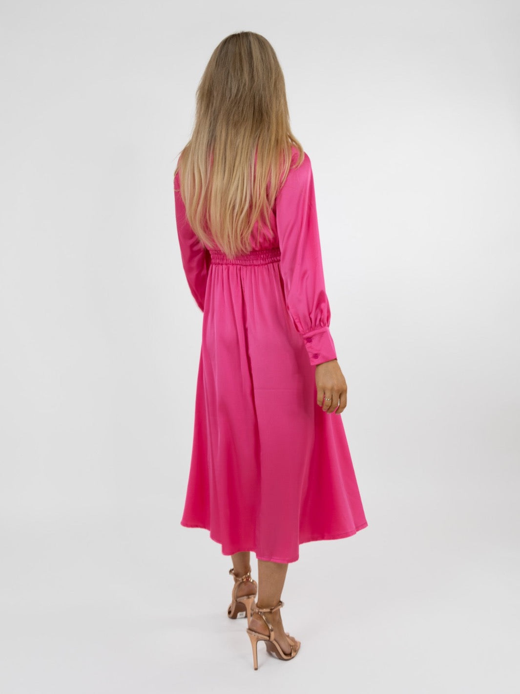 Kate & Pippa Birkin Dress In Light Pink-Nicola Ross