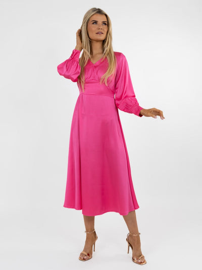 Kate & Pippa Birkin Dress In Light Pink-Nicola Ross