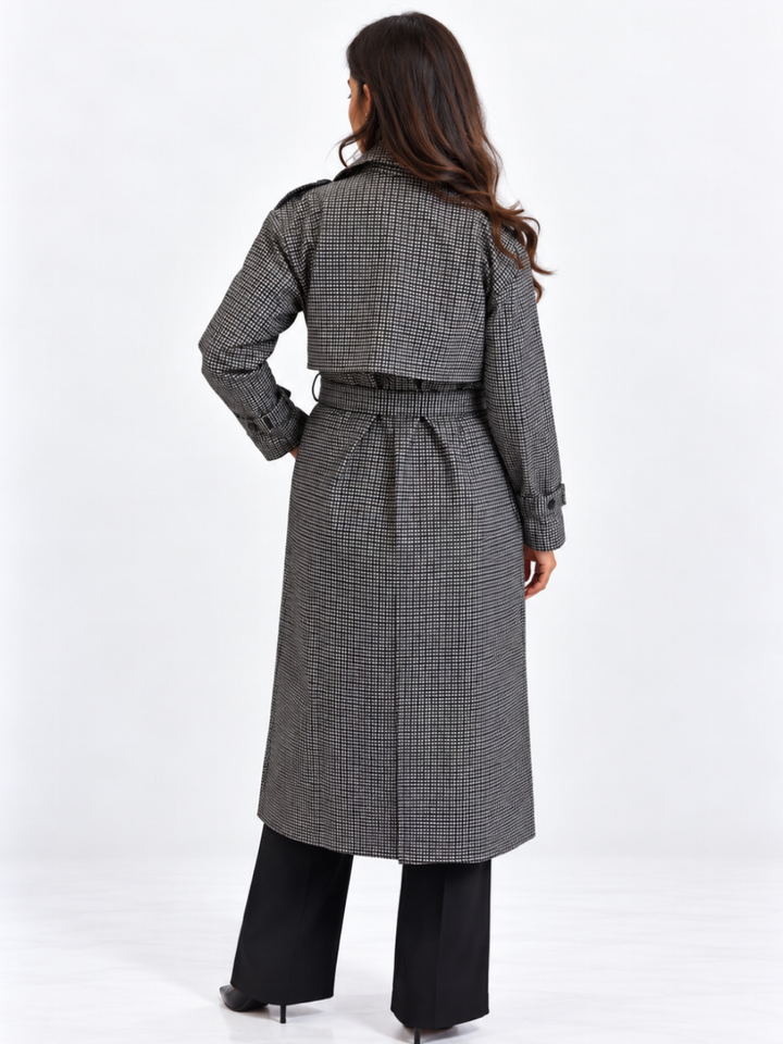 Kate & Pippa Bromley Jacket In Black Check