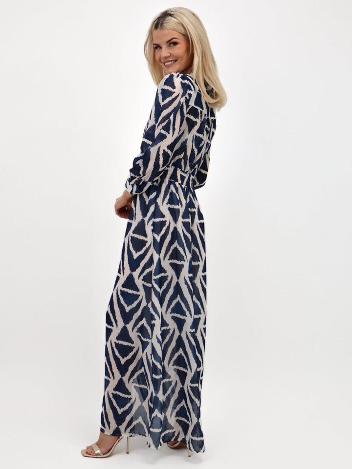 Kate & Pippa Carrie Dress In Navy-Nicola Ross