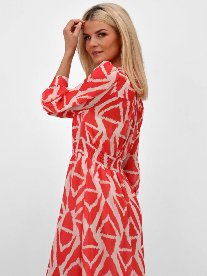 Kate & Pippa Carrie Dress In Orange-Nicola Ross