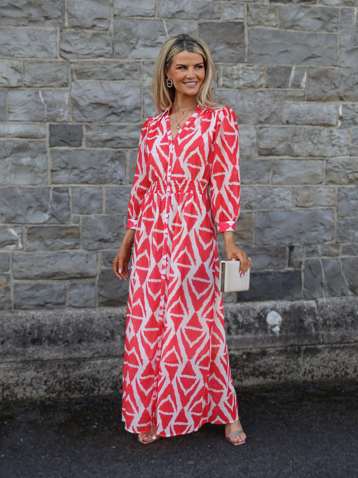 Kate & Pippa Carrie Dress In Orange-Nicola Ross