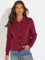 Kate & Pippa Dani Cardigan In Plum-Nicola Ross